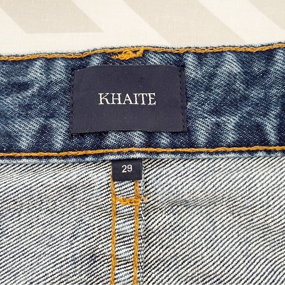 Khaite Neer Jean Denim Midi Skirt Size 29 - Picture 8 of 10